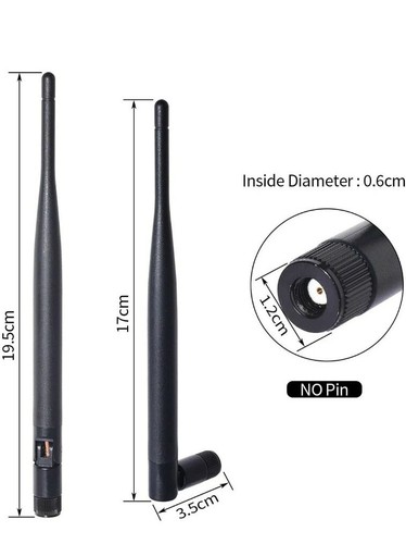 Large gain 6dbi sma - rp-sma, female