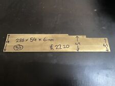 CZ121 Brass Flat Bar 288 x 6mm Flat Rectangle Plate Billet