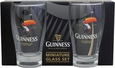 Guinness Set of 2 x Miniature