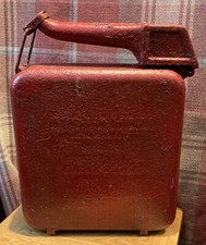 Vintage Eversure Fillacan Petrol Fuel Jerry Can. Made in England