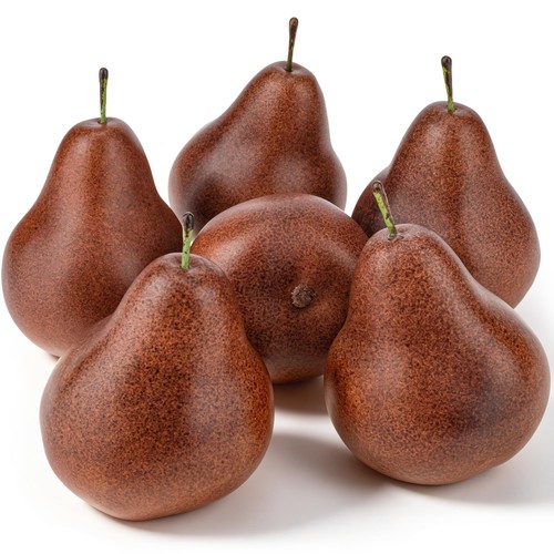 Pcs faux brown pears fake - pcs,