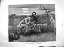 Old Antique Print 1894 Ladies
