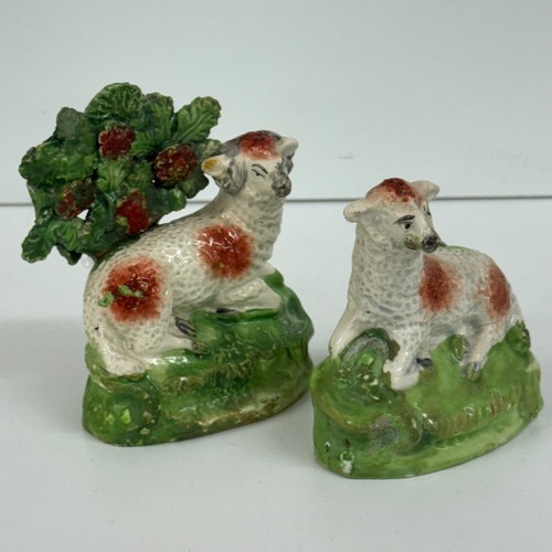 Pair pearlware antique - pair,