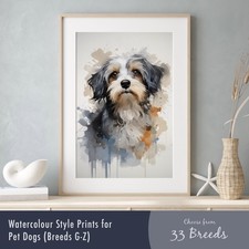 Dog Print – Watercolour