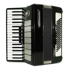 Weltmeister Stella Accordion 80 Bass made in Germany, New Straps Soft Case, 2661
