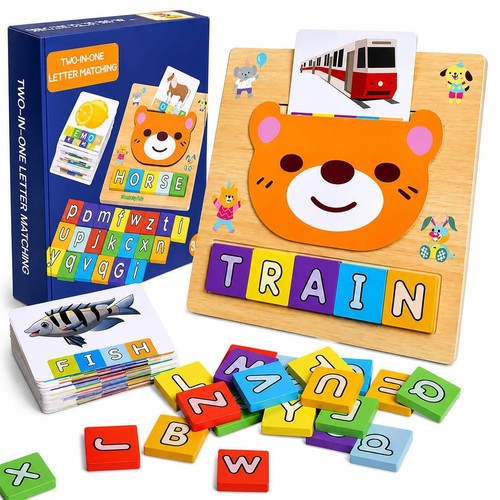 Wooden alphabet matching - wooden,