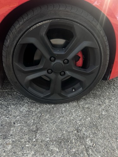 Matte black alloys wheels - matte,