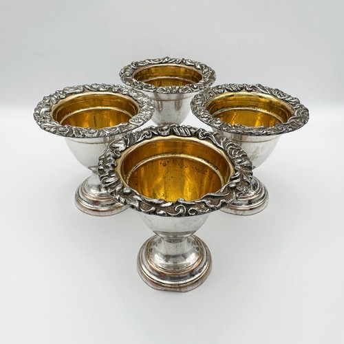 Set georgian egg cups old - 4,
