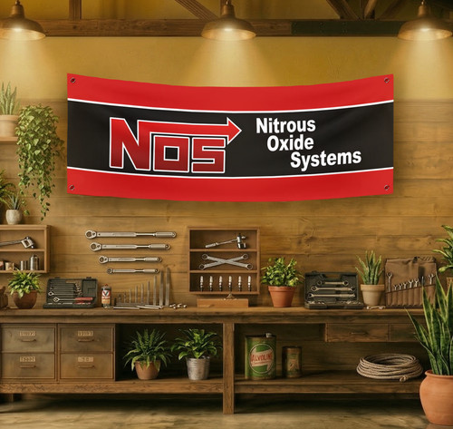 Nos nitrous oxide systems flag - oxide,