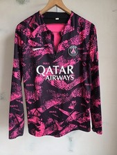 Men's Nike Paris Saint-Germain PSG Training Top - Pink/Black - Size Small