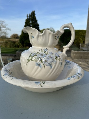 Wash bowl and pitcher - bowl,