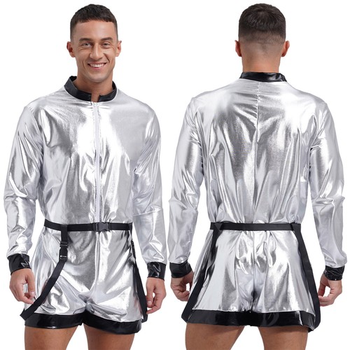 Men silver astronaut - silver,