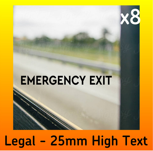 Emergency exit coach bus - exit,
