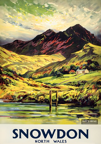 Snowdon north wales vintage - snowdon,