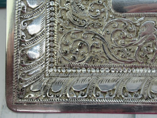 Antique silver indian repousse - silver,