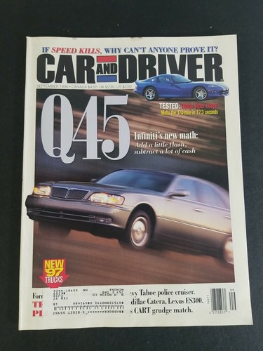 Car and driver magazine - driver,