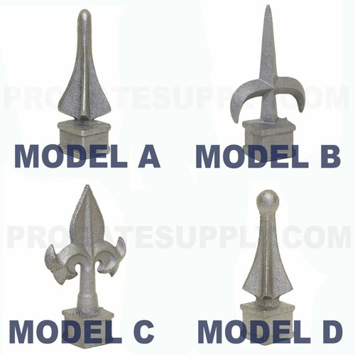 Cast iron spear finial - 5/8",