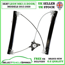 NEW SEAT LEON MK3 (5-DOOR) DRIVERS SIDE RIGHT FRONT WINDOW REGULATOR 2013-2020