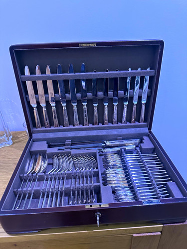 Mappin webb silver cutlery - &,
