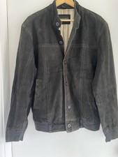 Men’s Black Vintage Suede