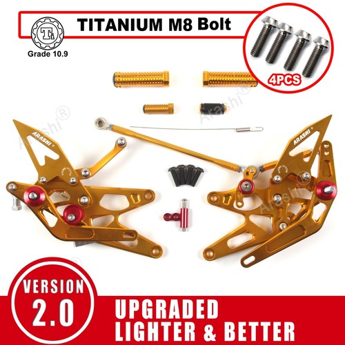 Arashi rearsets footpegs - rearsets,