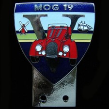 Morgan MOG 19 car badge (3027)