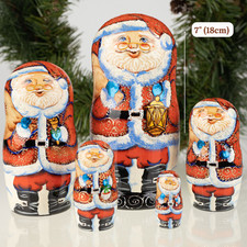Christmas Nesting dolls with