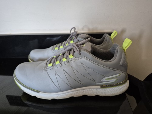 Grey leather mens spikeless