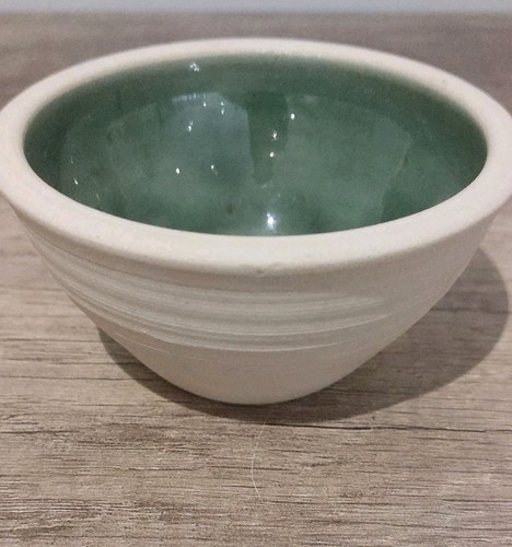 Vintage studio pottery - vintage, green