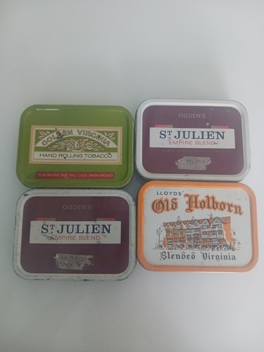 Bundle tabacco tins vintage - bundle,