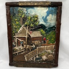 Vintage Early Times Whiskey Distillery Frankfort Kentucky Plaster Wall Hanging