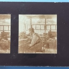 Guildford Stereoview C1920 Real Photo Surrey Early Radio Amatuer Man Transmits
