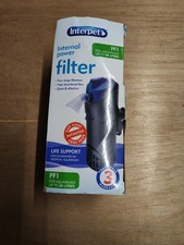 Interpet PF1 Aquarium Filter Internal Fish Tank Power Filtration - 68ltr Tank
