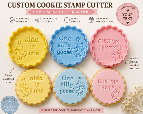 Personalised cookie stamp - personalised,