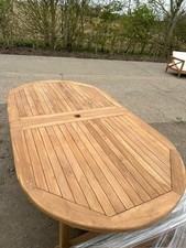 Teak Garden Furniture Oval