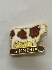 Simmental Metal Badge.