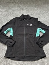 TSC London Marathon Womans Black Running Jacket Medium M Long Sleeve Lightweight