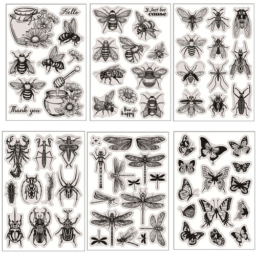 Vintage bee butterfly - vintage,