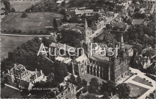 Lichfield cathedral aerial - lichfield,