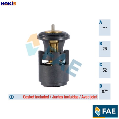 Thermostat coolant 5320687 for - thermostat,