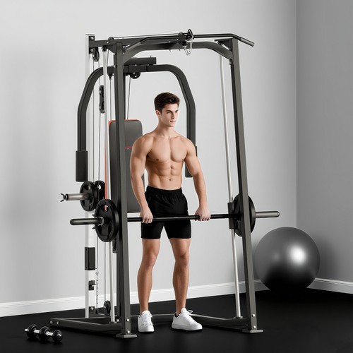 Smith machine with dual - smith,
