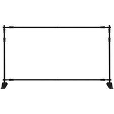 Back Drop Banner Stand Display Stand Adjustable Trade Show Back Drop 8ft x 8ft