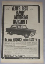 1966 Moskvich Original advert