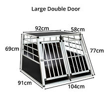 Pet Car Travel Crate Aluminium