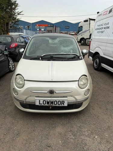 Fiat 500 bonnet - fiat, bianco