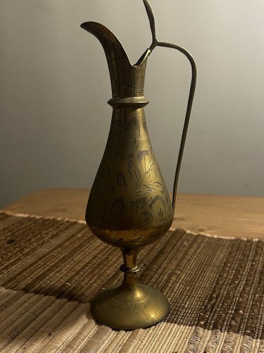 Vintage hand etched indian - etched,