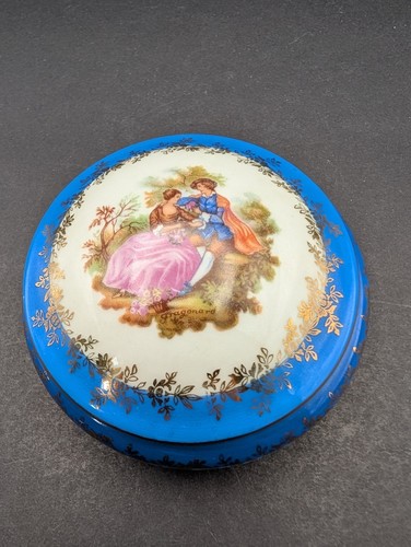 Limoges meissner blue gold - blue,