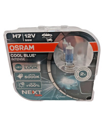 OSRAM COOL BLUE H7 H/L BULBS 5000K. 64210CBN-HCB 12V 55W ( 2 BULBS )