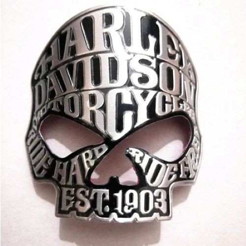 Skull metal emblem - skull,