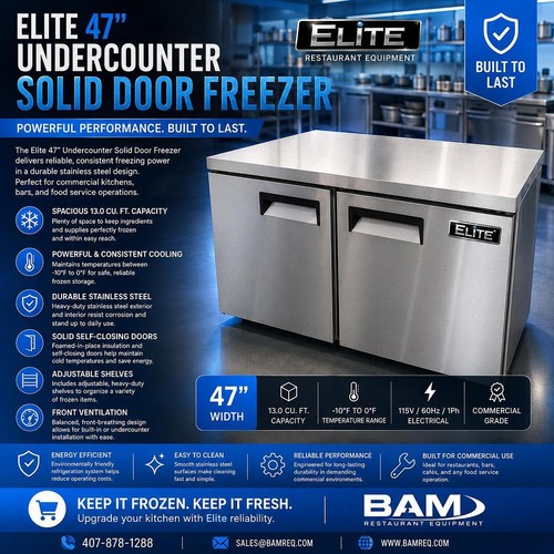 Elite under counter - elite, 47"under